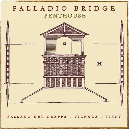 Palladio Bridge Penthouse Apartment Bassano del Grappa Exterior foto